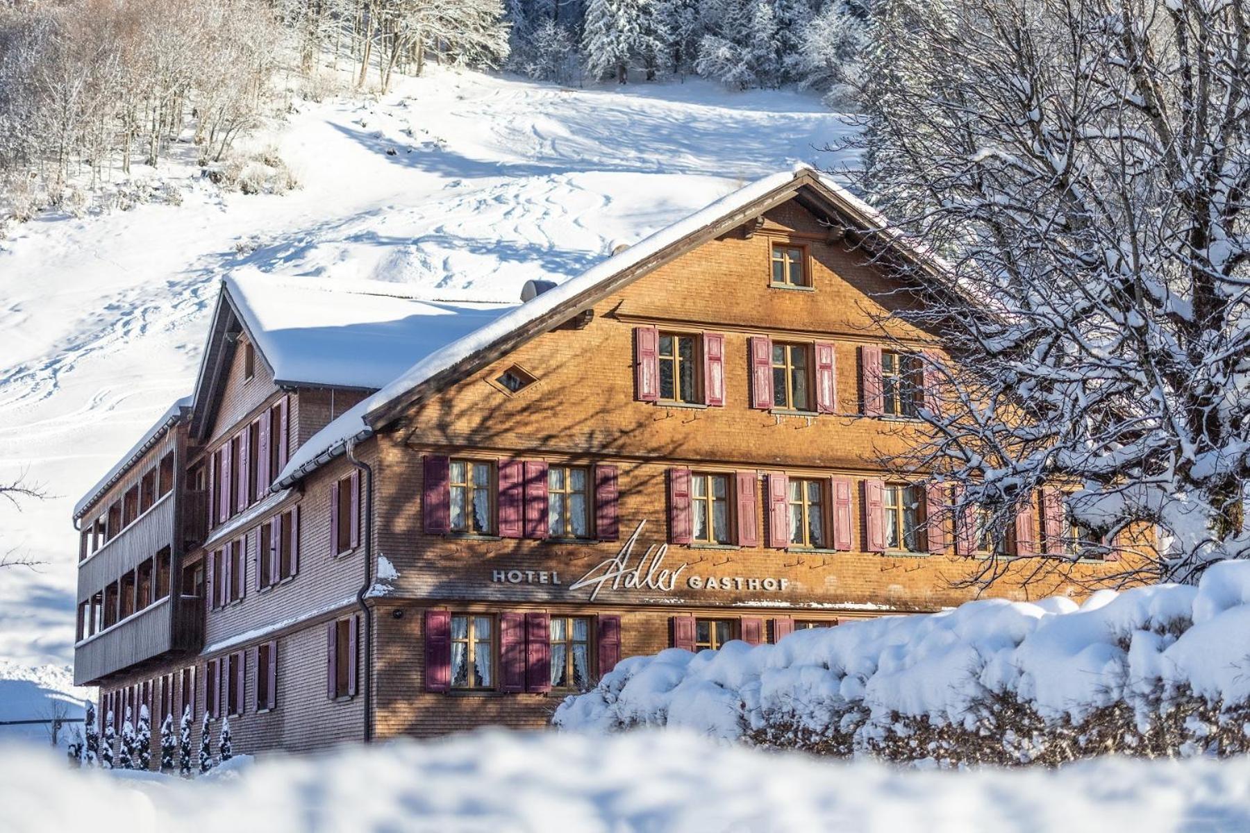 Hotel Gasthof Adler Schoppernau Exteriér fotografie